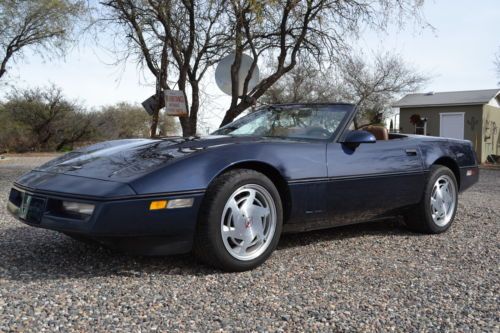 Convertible corvette, arizona car, all orig, clean daily driver, no reserve