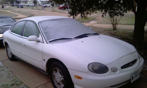 Disabled 1999 ford tarus, leather, repair history, possible timing belt