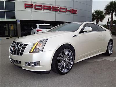 2012 cadillac cts coupe performance collection navigation bose sunroof 18k miles