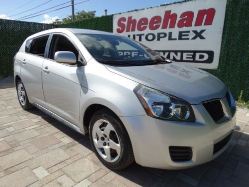 2009 pontiac vibe 1.8l 1 owner low miles florida driven a/c pw pl cc automatic 4