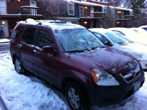 2002 honda cr-v ex 5 speed manual awd sport utility 4-door 2.4l, 102k miles