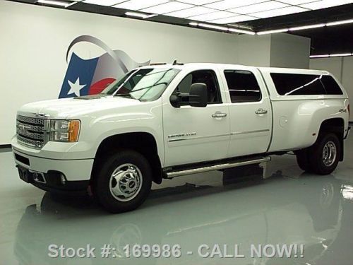 2013 gmc sierra 3500hd denali 4x4 diesel drw camper 3k! texas direct auto