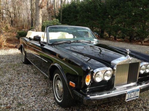 1985 Rolls Royce Corniche Black. Mulliner Park Ward Only 19200 miles, image 2