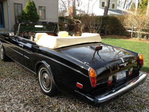 1985 Rolls Royce Corniche Black. Mulliner Park Ward Only 19200 miles, image 5