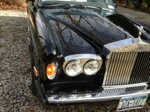 1985 Rolls Royce Corniche Black. Mulliner Park Ward Only 19200 miles, image 8