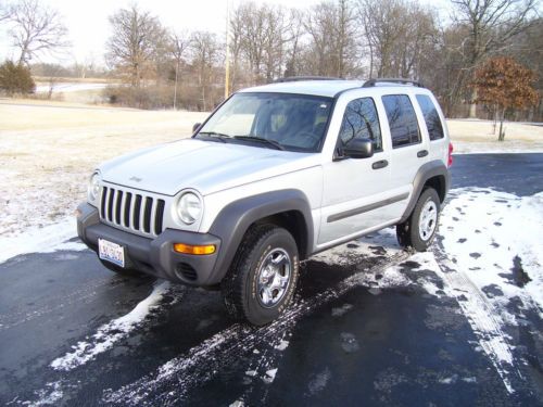 2002 jeep liberty 4x4 sport utility 4-door 3.7l v6