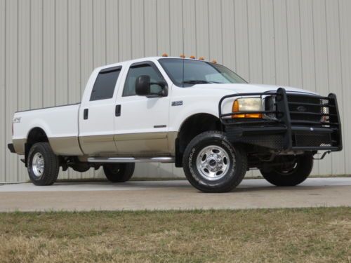 01 f350 lariat (7.3) power-stroke diesel 4x4 1-owner carfax runs-mint tx !!!!!!!