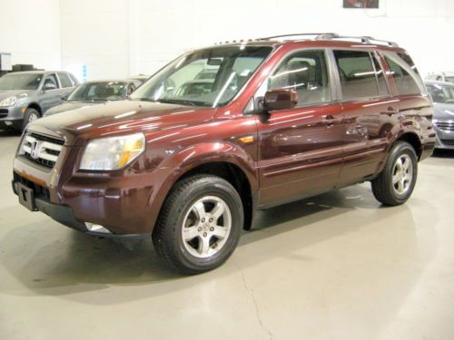 2007 pilot ex-l 4x4 nav dvd sunroof leather carfax certified excellent condition