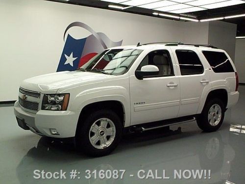 2013 chevy tahoe z71 4x4 8-pass leather sunroof nav 11k texas direct auto