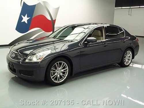 2008 infiniti g35 journey sedan sunroof htd leather 52k texas direct auto