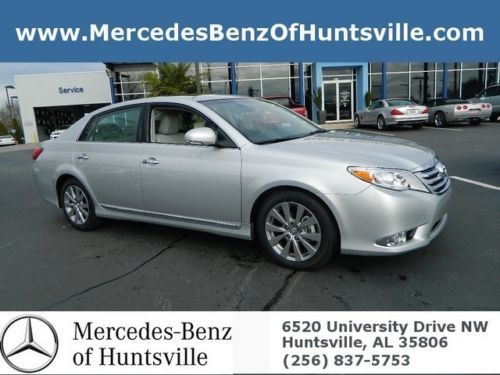 2011 toyota avalon limited classic silver gray leather low miles finance