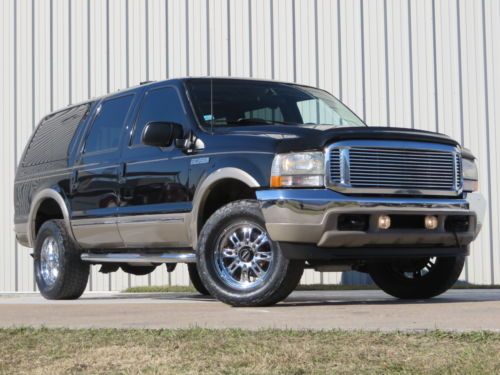 02 ford excursion limited (7.3l) power-stroke 4x4 grill wheels nitto carfax tx