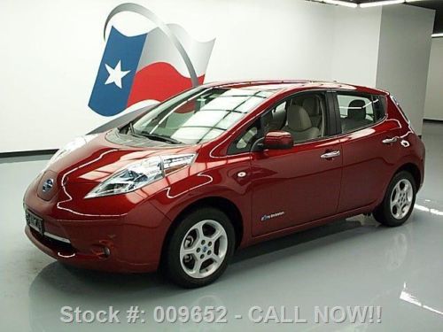 2011 nissan leaf sl zero emission electric nav 1k miles texas direct auto