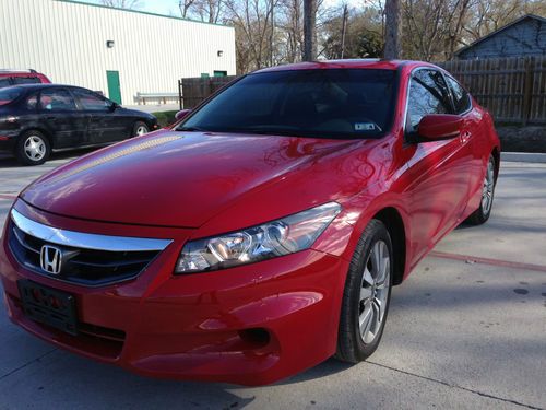 2012 honda accord ex-l coupe 2-door 2.4l fully loaded no reserve