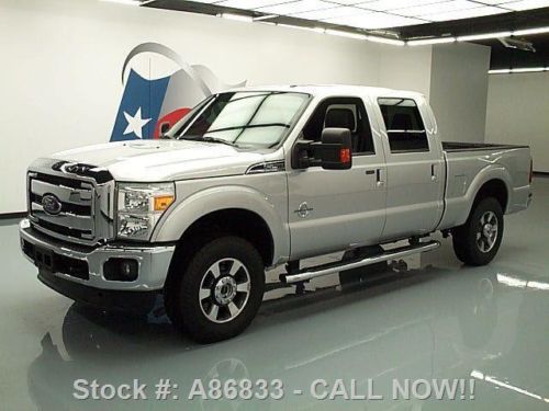 2012 ford f-250 lariat crew 4x4 diesel sunroof nav 31k! texas direct auto