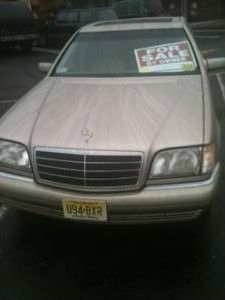 1997 mercedes-benz s320 swb sedan 4-door 3.2l smoke silver and parchment