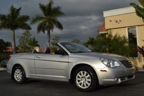 2008 chrysler sebring florida convertible 37k miles carfax cert just serviced