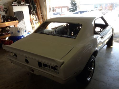1968 chevy camaro project with many new parts
