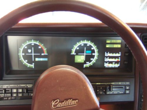 1988 Cadillac Allante White Pearl Convertible Soft and Hard Top w/Red Leather, image 11