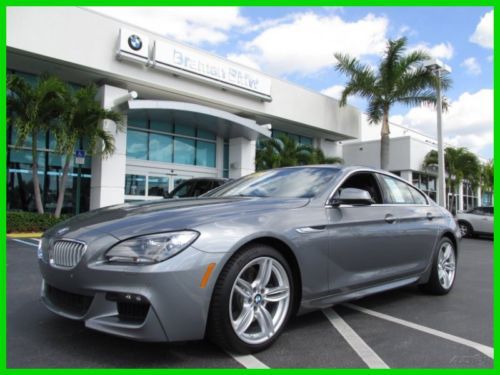 13 certified space gray 4.4l v8 650-i gran coupe *m-sport &amp; luxury seating pkg