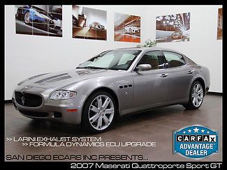 2007 maserati quattroporte sport gt 32k larani exhaust saddle interior nice!