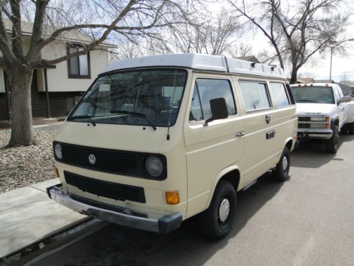 1984 volkswagen vanagon westfalia camper van vw