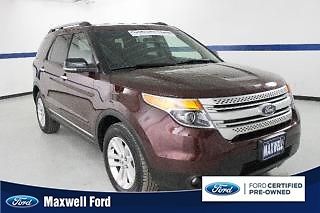 12 ford explorer fwd 4dr xlt 2.0l ecoboost ford my touch ford certified