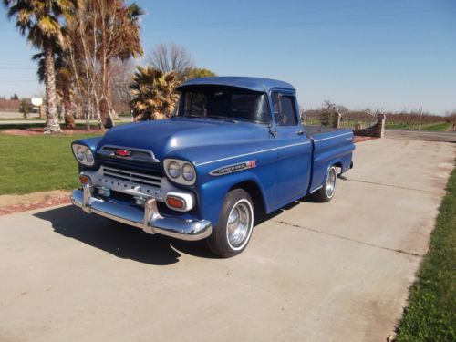 1959 Chevy 3100 Fleetside Shortbed Pickup, US $10,500.00, image 2