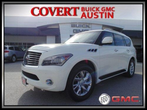 12 luxury qx 56 suv loaded nav leather dvd low miles