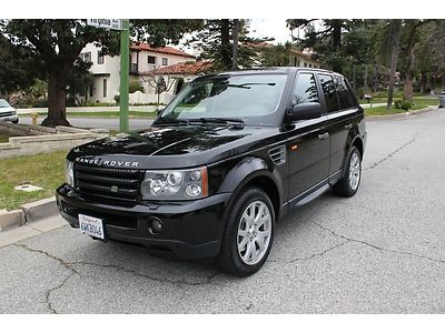 2007 range rover hse loaded xenon navi black/black clean