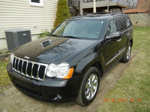 2010 jeep grand cherokee limited 4x4,  5.7 liter v8 hemi, black chrystal pearl