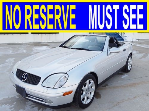 No reserve excellent convertible slk55 amg slk320 bmw 325i 328i z3 m3 99 00 01