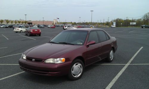 1998 4 dr sedan, le, automatic, red, original owner, clear title, 185k + miles