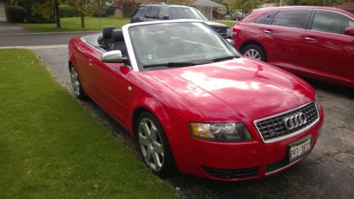 2005 audi s4 convertible quattro 4.2 v8 awd leather interior bose stereo