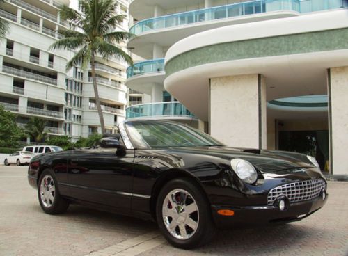 2002 ford thunderbird convertible 48k miles see 22 pictures cheapest t-bird