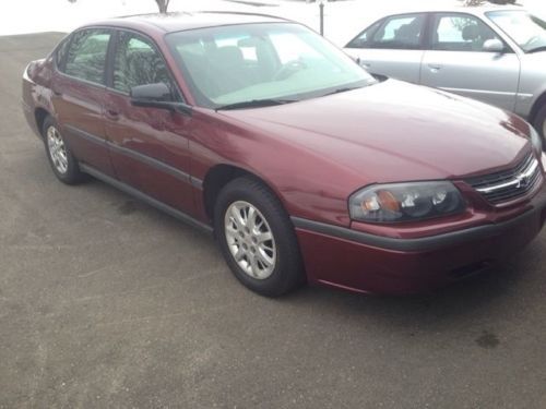 2001 chevrolet impala 63k low miles no reserve great used car safe reliable