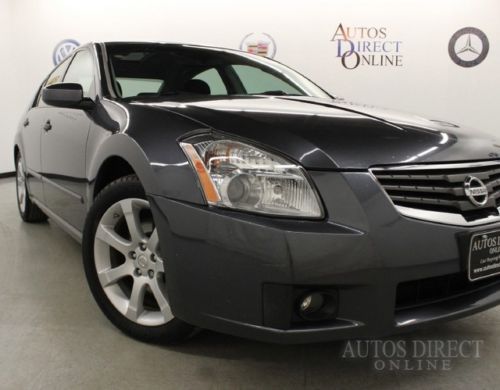 We finance 07 maxima 3.5l se clean carfax cloth bucket seats sky roof cd audio