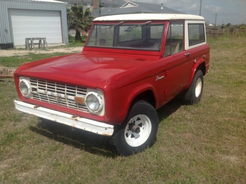 Ford bronco running project              no reserve
