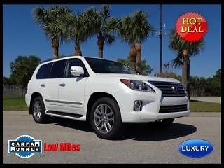 2014 lexus lx 570 navigation luxury pkg w/pre-collision system rear dvd $ave!