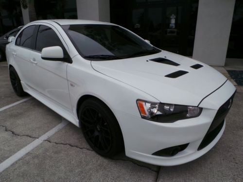 2010 mitsubishi 350hp turbo lancer ralliart sedan -one owner-fantastic!