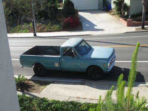 1969 Chevrolet C20 Fleetside California Black Plate Pickup Truck V8, US $3,500.00, image 3