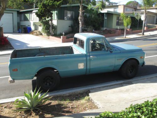 1969 Chevrolet C20 Fleetside California Black Plate Pickup Truck V8, US $3,500.00, image 5