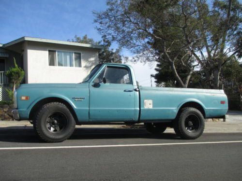 1969 Chevrolet C20 Fleetside California Black Plate Pickup Truck V8, US $3,500.00, image 6