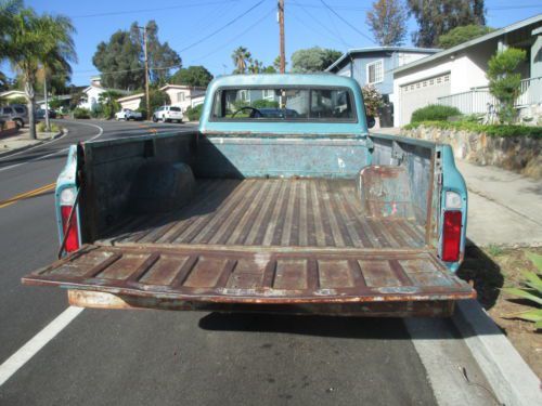 1969 Chevrolet C20 Fleetside California Black Plate Pickup Truck V8, US $3,500.00, image 8