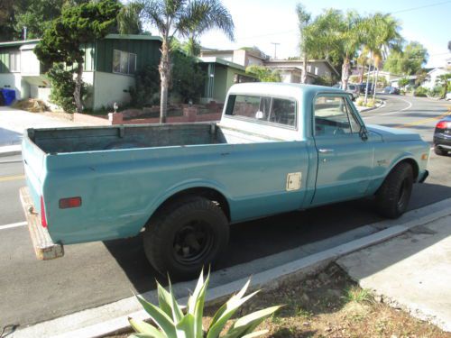 1969 Chevrolet C20 Fleetside California Black Plate Pickup Truck V8, US $3,500.00, image 9