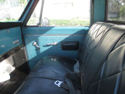 1969 Chevrolet C20 Fleetside California Black Plate Pickup Truck V8, US $3,500.00, image 12