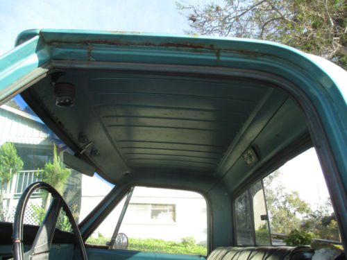 1969 Chevrolet C20 Fleetside California Black Plate Pickup Truck V8, US $3,500.00, image 13