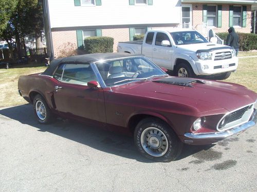 1969 mustang convertible