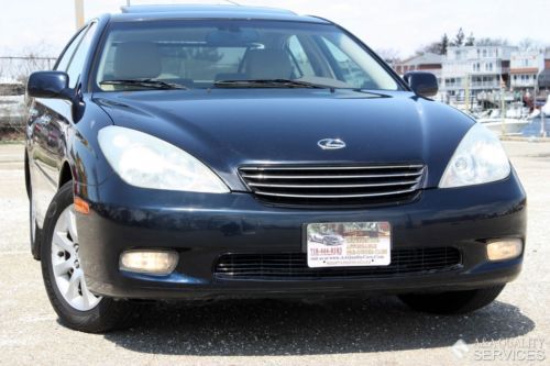 2004 lexus es330 navigation heated seats rear shade leather sunroof