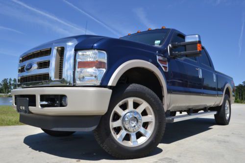 2009 ford f-250 crew cab king ranch fx4 diesel navigation  gorgeous!!